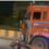 Hyderabad Man Hangs On Side Of Speeding Truck As Vehicle Drags His Two-Wheeler Underneath | WATCH